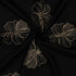 'Emery' ~ Black Embroidered Linen Viscose *Last Piece 3.4m